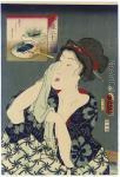 Suzushi So Oil Painting by Kunisada