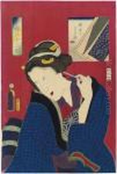 Shimatsu Ga Yosa So Oil Painting by Kunisada