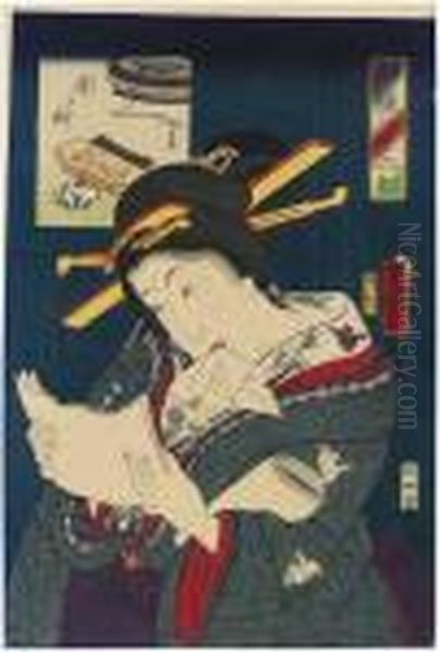 Aita So Oil Painting by Kunisada