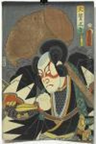 Japanese Woodblock Oil Painting by Kunisada