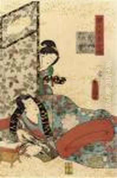 Untitle Oil Painting by Kunisada