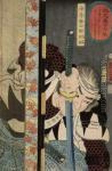 Three Prints From The Series Seichu Gishi Shozo by Utagawa Kuniyoshi