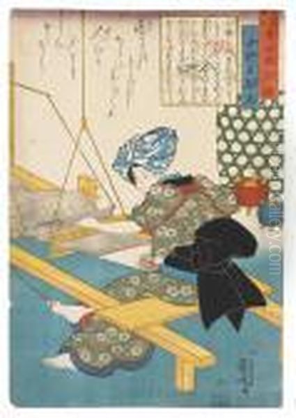 Comprising Several Sheets By Kuniyoshi Oil Painting by Utagawa Kuniyoshi