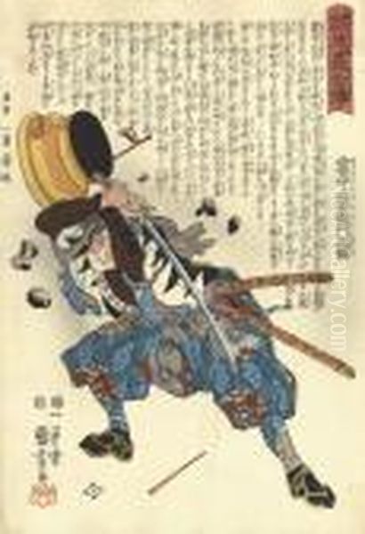 Seichu Gishi Den Oil Painting by Utagawa Kuniyoshi