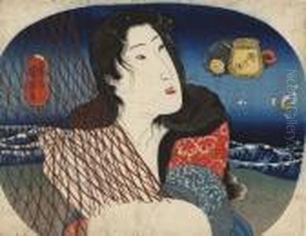 Untitled Oil Painting by Utagawa Kuniyoshi