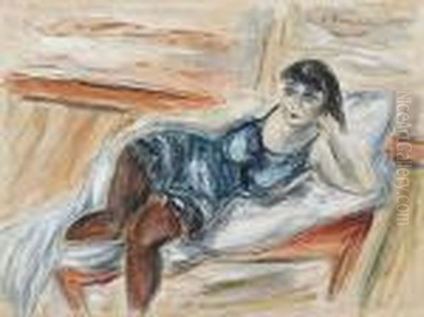 Reclining Female Model by Yasuo Kuniyoshi