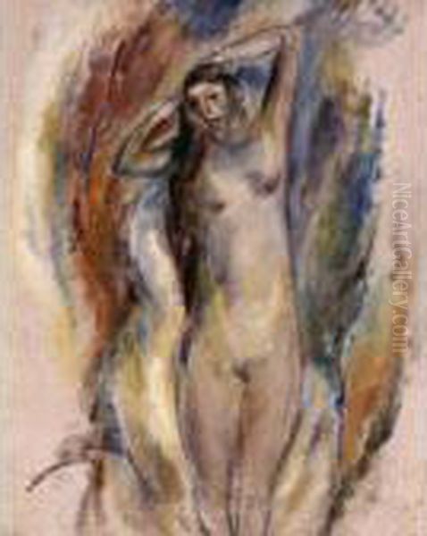 Standing Nude by Yasuo Kuniyoshi