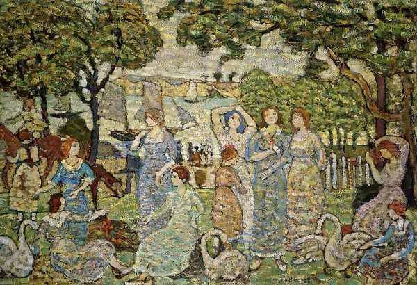 The Swans by Maurice Brazil Prendergast