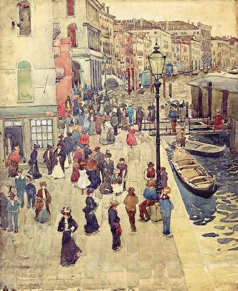 Venice3 Oil Painting by Maurice Brazil Prendergast