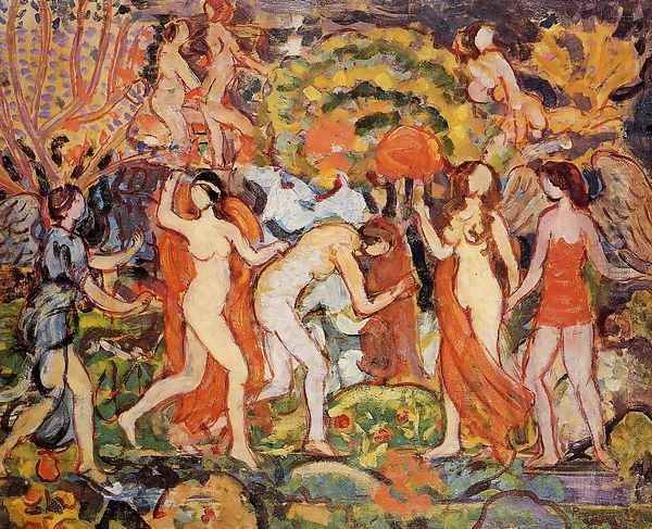 Fantasy Oil Painting by Maurice Brazil Prendergast