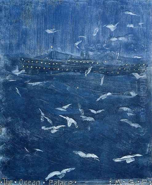 The Ocean Palace Oil Painting by Maurice Brazil Prendergast