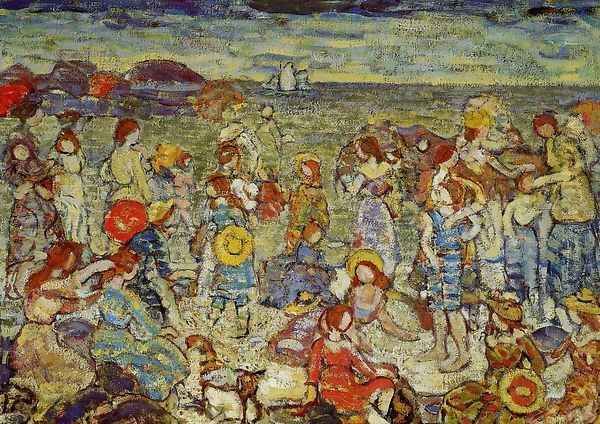 The Cove4 Oil Painting by Maurice Brazil Prendergast