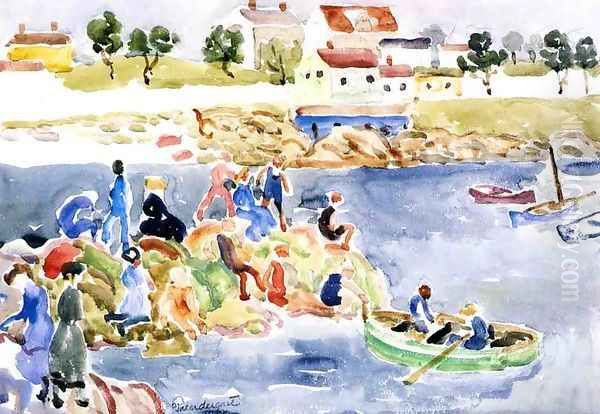 The Cove2 Oil Painting by Maurice Brazil Prendergast