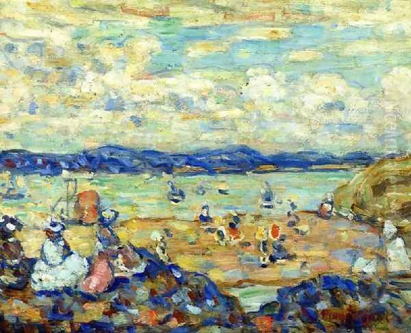 St Malo2 Oil Painting by Maurice Brazil Prendergast