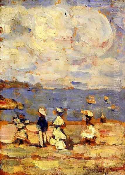 St. Malo III Oil Painting by Maurice Brazil Prendergast