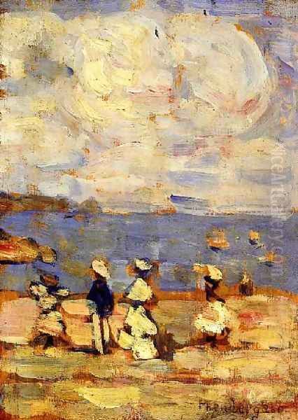 St Malo3 Oil Painting by Maurice Brazil Prendergast