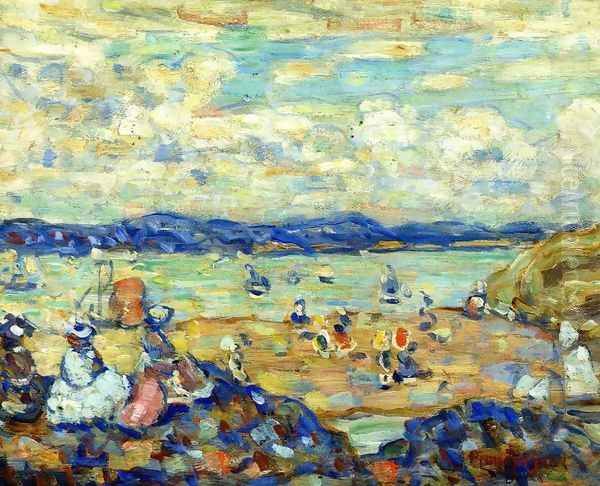 St. Malo IV Oil Painting by Maurice Brazil Prendergast