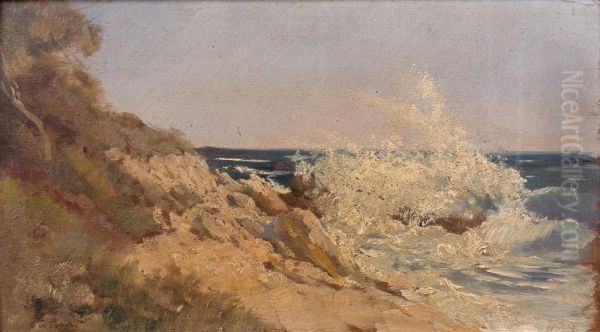 Cote Rocheuse Oil Painting by Gaston de Latouche