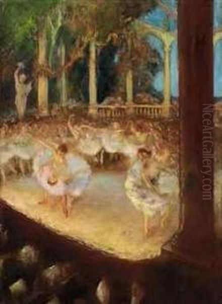 Le Ballet Oil Painting by Gaston de Latouche