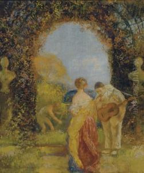 La Bienvenue Oil Painting by Gaston de Latouche