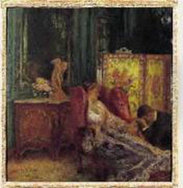 Le Pardon Oil Painting by Gaston de Latouche