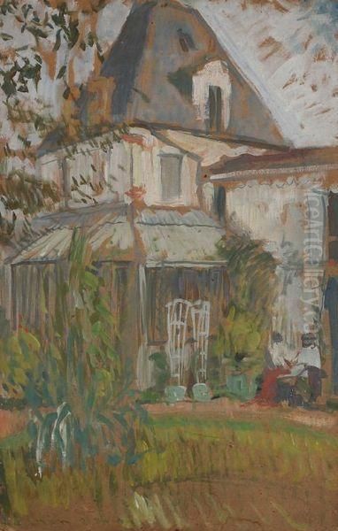 Maison Et Jardins Oil Painting by Jean Emile Laboureur