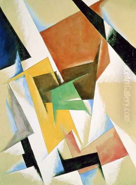 Compostion, 1921 Oil Painting by Lyubov Popova