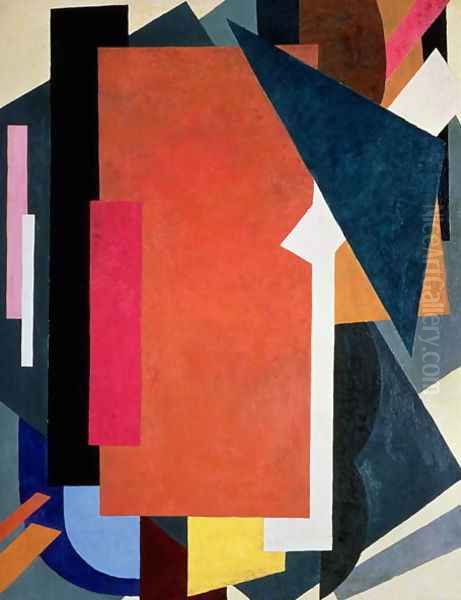 Painterly Architectonics, 1916-17 Oil Painting by Lyubov Popova