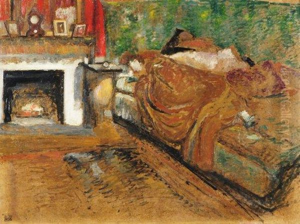 La Chambre De L'artiste Oil Painting by Jean Emile Laboureur