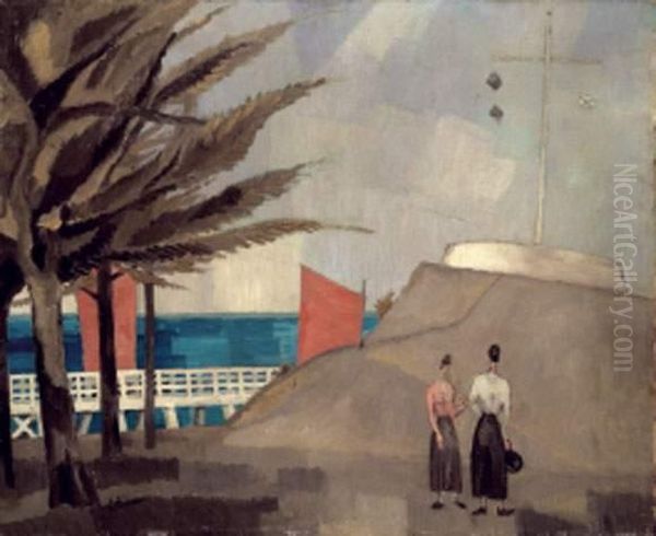 Le Semaphore Oil Painting by Jean Emile Laboureur