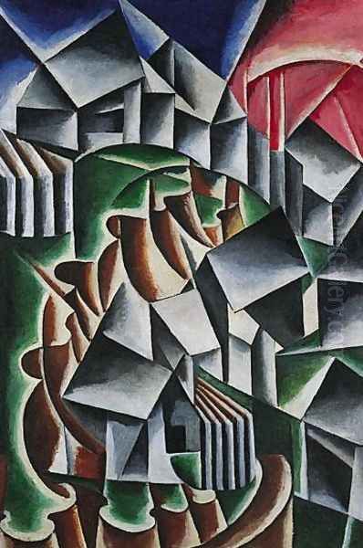 Birsk Oil Painting by Lyubov Popova