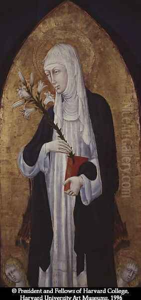 St Catherine of Siena Oil Painting by Giovanni di Paolo