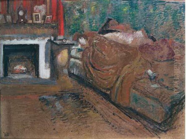 Le Sommeil Oil Painting by Jean Emile Laboureur