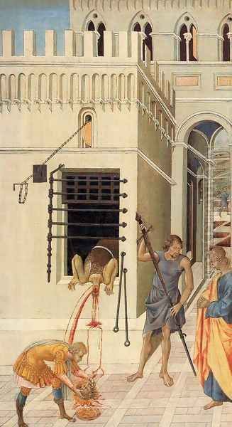 The Beheading of St. John the Baptist 1455-60 Oil Painting by Giovanni di Paolo