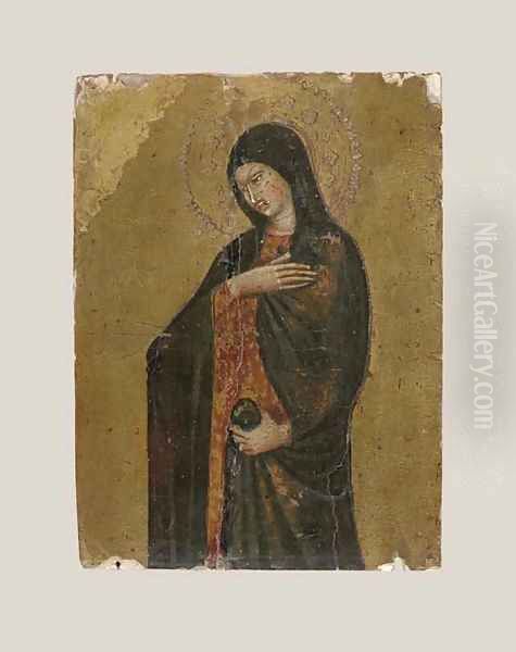 The Virgin Annunciate Oil Painting by Giovanni di Paolo