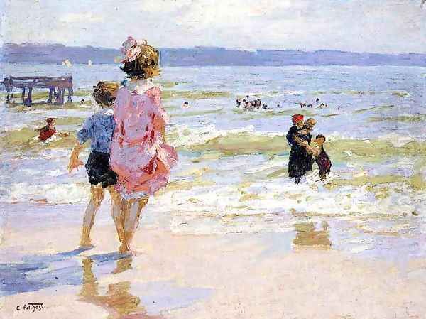 At the Seashore 2 Oil Painting by Edward Henry Potthast