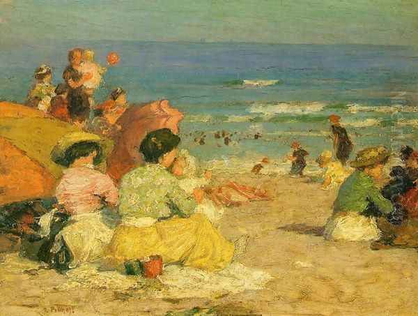 A Day at the Beach I Oil Painting by Edward Henry Potthast