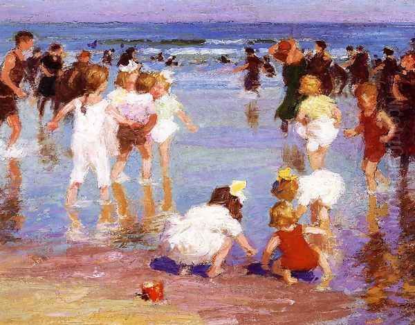 Happy Days 1910-20 Oil Painting by Edward Henry Potthast