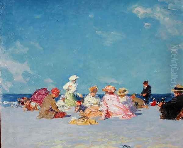 Afternoon Fun, c.1907-27 Oil Painting by Edward Henry Potthast