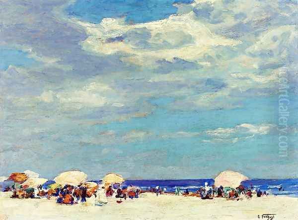 Beach Scene II Oil Painting by Edward Henry Potthast