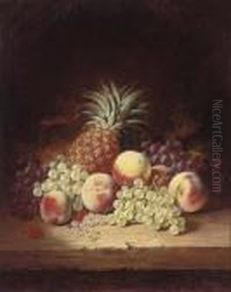 Grapes Oil Painting by Edward Ladell