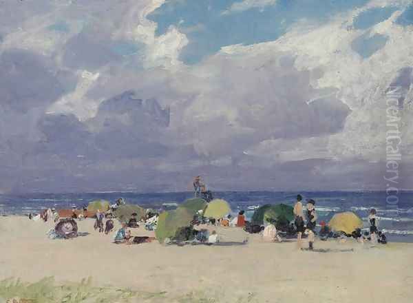 Day at the Beach Oil Painting by Edward Henry Potthast