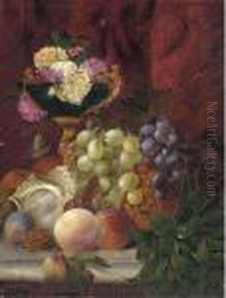 Grapes Oil Painting by Edward Ladell