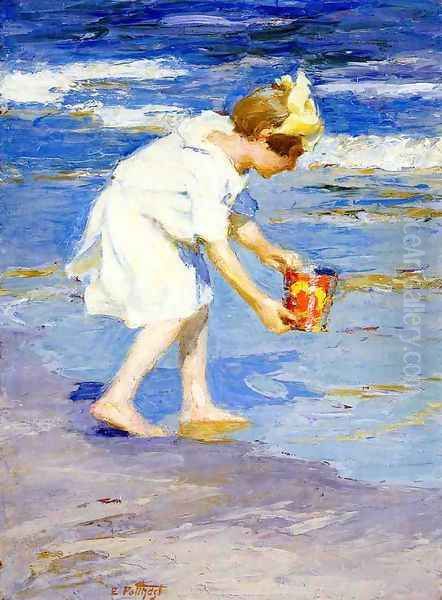 Brighton Beach 2 Oil Painting by Edward Henry Potthast