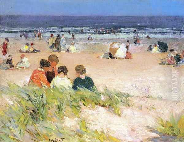 By the Shore Oil Painting by Edward Henry Potthast