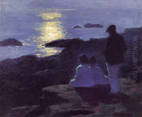 A Summer's Night Oil Painting by Edward Henry Potthast