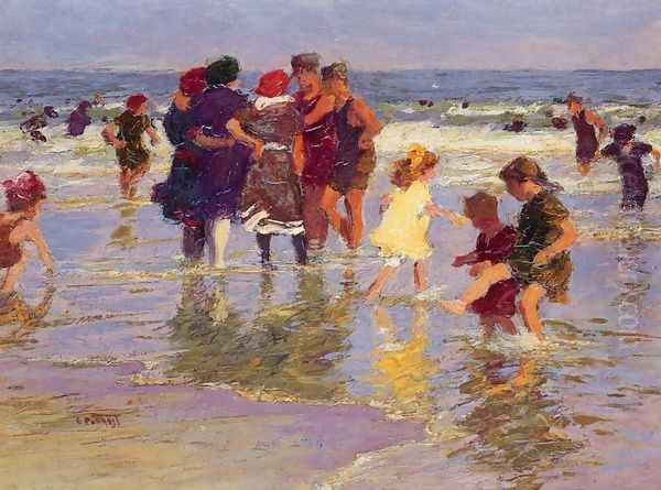 A July Day Oil Painting by Edward Henry Potthast