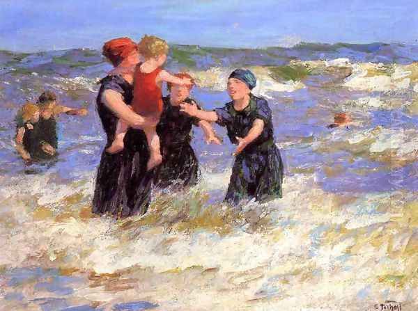 Making Friends Oil Painting by Edward Henry Potthast