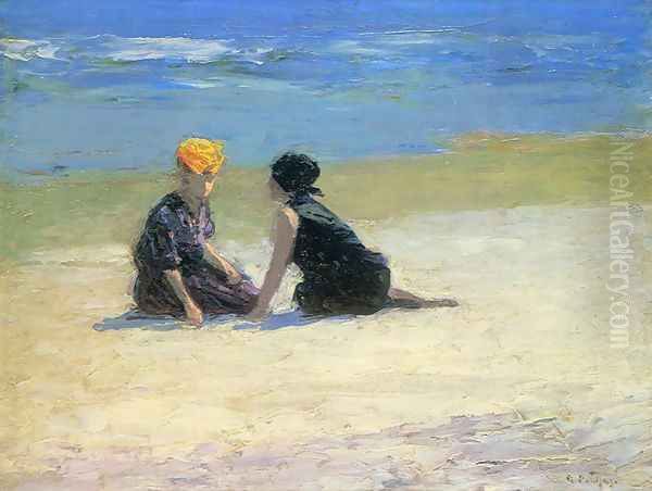 Confidences Oil Painting by Edward Henry Potthast