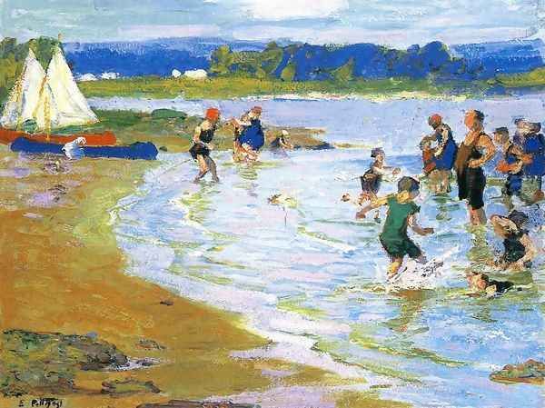 The White Sails Oil Painting by Edward Henry Potthast